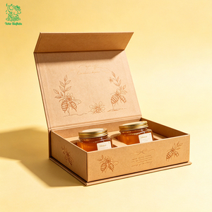 Caja Plegable Magnética <span class=keywords><strong>de</strong></span> Acabado Mate <span class=keywords><strong>de</strong></span> Alta Gama para Frascos <span class=keywords><strong>de</strong></span> <span class=keywords><strong>Miel</strong></span> <span class=keywords><strong>de</strong></span> Manuka, Caja Rígida Plegable para Productos Alimenticios Artesanales - Product Image 2