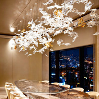 Lustre de plafond de luxe et lampes, grand lustre sur mesure, éclairage élégant pour cuisine, bureau de vente, salon, résidence