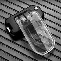 Coque de clé de voiture en TPU coque complète pour Honda Accord Civic CR-V HR-V HRV Crider Jade Odyssey