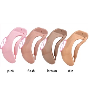FRRK Sissy Clitotis Pussy Hole Chastity Cage with Adjustable <b>Elastic</b> Band <b>Belt</b> for Men Curve Resin Cock Cage Bondage Sex Toy - Product Image 2