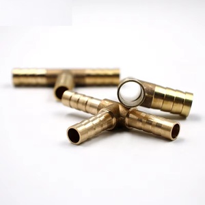 6-12mm Brass t Hose Joiner mảnh 3 cách nhiên liệu nước không khí dầu khí Ống TEE nối khí nén cắm ổ cắm Bộ chuyển đổi - Product Image 3