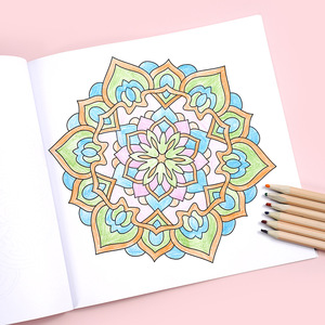 Groothandel Custom Mandala & Doodle Kleurboeken, Creatieve Activiteit Boeken Voor Kinderen En Volwassenen Stress Verlichting - Product Image 2