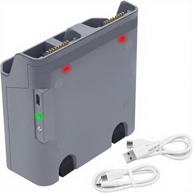 Two-Way Charging Hub for DJI Air 3 /Air 3S Drone Accessories, Two Charging Ports Battery Charger for DJI Mavic Air 3 /Air 3S