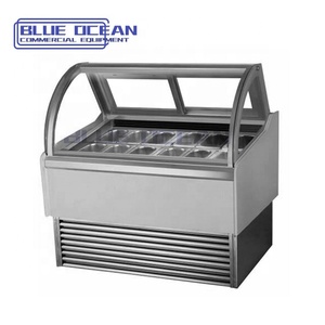 <span class=keywords><strong>Vitrina</strong></span> de <span class=keywords><strong>congelador</strong></span> <span class=keywords><strong>horizontal</strong></span> con ventilador Modo de refrigeración 10/12/14 Sartenes Caja de hielo Máquina de <span class=keywords><strong>congelador</strong></span> de exhibición de helados - Product Image 6