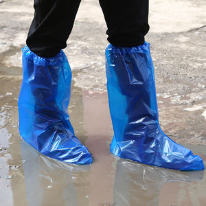 Sarung <span class=keywords><strong>Boot</strong></span> hujan sekali pakai plastik tebal awet Harga kompetitif penutup sepatu PE - Product Image 5