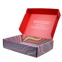 Boîte d'expédition d'emballage en papier ondulé personnalisée en usine boîte-cadeau de vacances en papier kraft de luxe boîte d'emballage d'emballage de sous-vêtements