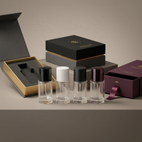 Flacon vaporisateur de parfum en verre cylindrique mini de 15 ml, format voyage portable, échantillon de parfum, pompe à brume fine, bouchon personnalisé, diffuseur à bâtonnets OEM