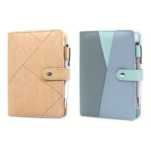 Protège-agenda en cuir personnalisé avec enveloppes de budget et organisateur de trésorerie pour la gestion budgétaire - Product Image 1