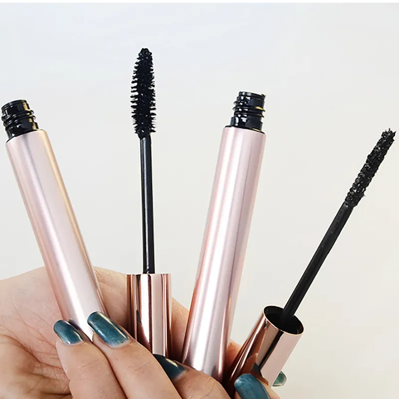 Sản Xuất New 4D Sợi Lụa Lash Mascara 2 Trong 1 Bộ Không Thấm Nước Lông Mi Sợi Và Chất Lỏng Mascara Đóng Gói Với Nhãn Hiệu Riêng