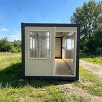 Maison conteneur pliable préfabriquée modulaire FLKT à déploiement rapide en 10 minutes, type villa