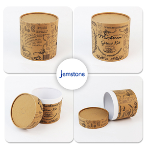 Emballage de tube de papier de boîte de cylindre de carton imprimé par coutume de conception libre de matériaux écologiques - Product Image 6