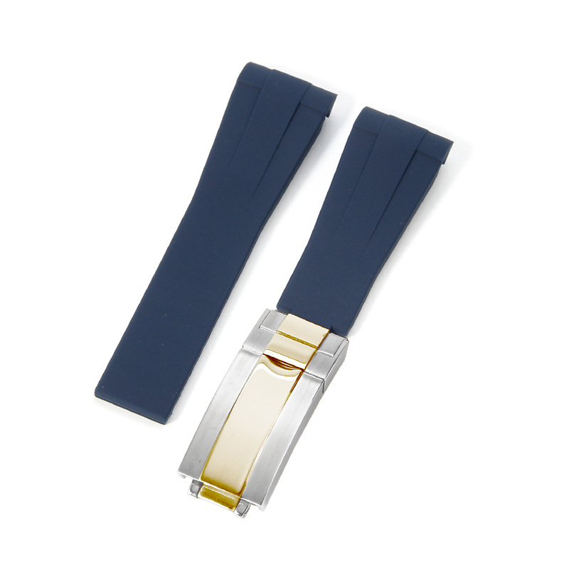 Boucle bleu foncé-doré-z9
