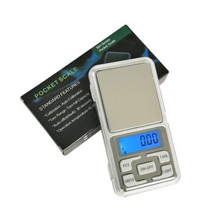 Báscula de bolsillo digital LCD de precisión de mini gramo de China barata de 200g/0,01g MH - Product Image 1