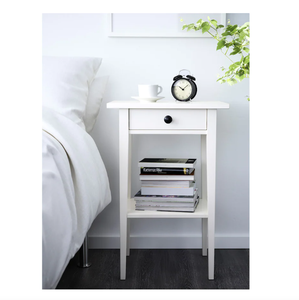 Bàn Gỗ Màu Trắng Bàn Cạnh Giường Hiện Đại Bằng Gỗ Nguyên Khối Với Một Ngăn Kéo Đầu Giường Trẻ Em - Product Image 6