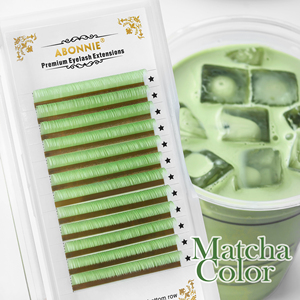 Abonnie 2025 New Arrivals Thời Trang Long Lanh Cashmere Lash Phần Mở Rộng Khay Màu Sắc Nhãn Hiệu Riêng Ombre Màu Lông Mi Phần Mở Rộng - Product Image 1