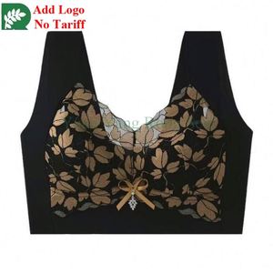 Ropa interior sin costuras, para mujeres con busto grande, con ligera recogida, sin aros, sujetador deportivo, talla grande, espalda hermosa. - Product Image 4
