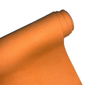 Sợi Nhỏ Da Lộn Da Cuộn 0.8 ~ 2Mm Rexine Vegan Polyester Tổng Hợp Cho Giày Túi Sofa Cho Ăn Chay Lối Sống - Product Image 4