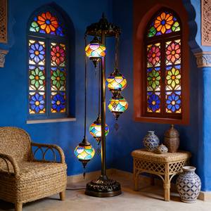 Bohème salon chambre d'hôtel café chambre turc mosaïque canapé décor <span class=keywords><strong>lampadaire</strong></span>-design élégant et unique - Product Image 2