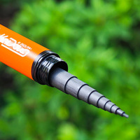 Alpha OEM Kids & Travel Carbon Micro Canne à pêche UL Soft Action Colorful Pliable Pole Creek Micro Canne à pêche