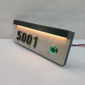 Nouveau 2026 RFQprint Plaque de <span class=keywords><strong>porte</strong></span> d'hôtel LED lumineuse vérifiée, avec affichage du numéro de chambre et fonction « <span class=keywords><strong>Ne</strong></span> <span class=keywords><strong>pas</strong></span> <span class=keywords><strong>déranger</strong></span> » (DND) - Product Image 4