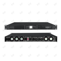 Amplificador de Potencia Profesional OEM D2-2200/2500/3000/3500/4200 de Alta Potencia Clase D, Doble Canal, 4/8 ohmios, 1U, Metálico y Resistente, con Conexión XLR