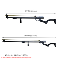PIAOYU Lance-pierre professionnel puissant à longue portée avec laser, lance-pierre métallique extensible pour la chasse et les sports de tir en plein air