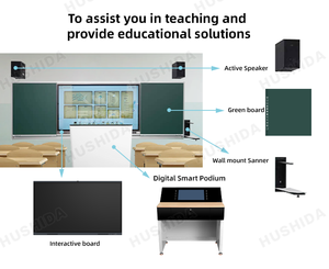 HUSHIDA Monitor de 21,5 pulgadas Equipo de podio multimedia digital inteligente y <span class=keywords><strong>atril</strong></span> inteligente <span class=keywords><strong>para</strong></span> universidades de aulas educativas - Product Image 6