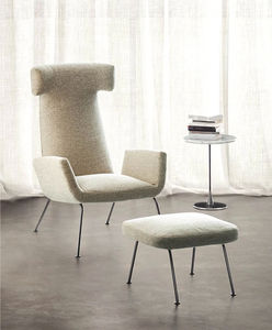 Modern Design Recliner Chair <strong>Rest</strong> Chair Single Lounge <strong>Armchair</strong> Fabric <strong>Cover</strong> Leisure Wingback Chair - Product Image 1