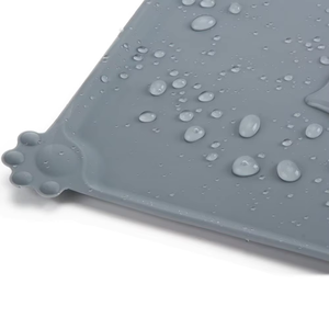 Popüler ürünler katlanabilir su geçirmez kaymaz dairesel pürüzsüz mama <span class=keywords><strong>mat</strong></span>ı kedi evcil hayvan besleme paspası silikon kase <span class=keywords><strong>Mat</strong></span> - Product Image 3