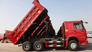 ขายส่งจากโรงงาน รถบรรทุกใหม่ยี่ห้อซิโนทรัค 6x4 แบบเต็มคัน บรรทุกได้ 80 ตัน แบบเทท้าย พวงมาลัยซ้าย วัสดุเหล็ก ผลิตจากซานตง ราคาดีที่สุด - Product Image 2