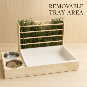 Cage à Cailles en Bois avec Mangeoire Intégrée – Boîte d'Élevage Tout-en-un pour Petits Animaux – Couveuse en Bois Massif pour Hamster, Lapin, Poussin – Anti-Évasion - Product Image 5