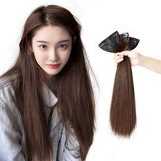 Light-Brown 3P Set (45cm) Rich Part Hairpiece Extensiones de cabello humano - Product Image 1