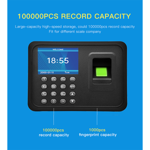 Phần mềm quản lý nhân viên Hệ thống chấm công vân tay sinh trắc học với tính năng thiết lập lại Logo tùy chỉnh theo dõi - Product Image 3