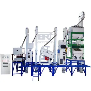 Nigeria Industrielle Paddy-und Reis verarbeitung maschinen Par boiled Compact Rice Processing Mills Reismühle Produktions linie 20-30T/D.