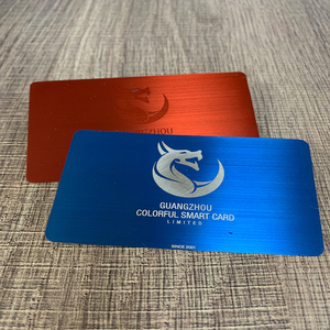 Cartes de visite en acier inoxydable pour sublimation, cartes métalliques vierges colorées format portefeuille pour impression - Product Image 2