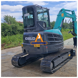 Marque japonaise 5.5 tonnes petite pelle Kobelco SK55SR utilisée pelle hydraulique sur chenilles Kobelco SK55SR machines de construction - Product Image 2