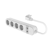 Panel de Enchufes con Cable USB Tipo C de Carga Rápida, Estilo Europeo Francés, Modelo CLY903 de Alta Potencia con Protección Contra Sobrecarga