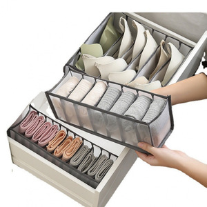 Mesh Lingerie Panties Socks <b>Drawer</b> Storage Set Three Piece Organizer Rectangular Clothing Storage Box - Product Image 5
