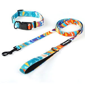 Diseño personalizado Pet Walking Leash Accesorios para mascotas Running Dog Leash <span class=keywords><strong>collar</strong></span> de perro y conjunto de correa - Product Image 3