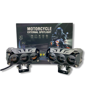 Projecteur <span class=keywords><strong>antibrouillard</strong></span> super lumineux à 3 lentilles LED pour <span class=keywords><strong>moto</strong></span> et voiture - Product Image 1