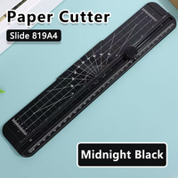 Mini Cortador de Papel Retráctil de Acero Inoxidable y Plástico, Portátil, para Estudiantes y Manualidades, Modelo Yunmei 819, Venta al Por Mayor