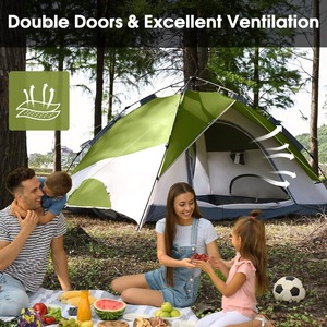 Tente familiale instantanée OEM - Tente de <span class=keywords><strong>camping</strong></span> automatique à montage en 1 seconde avec hub central pour un abri extérieur facile - Product Image 3