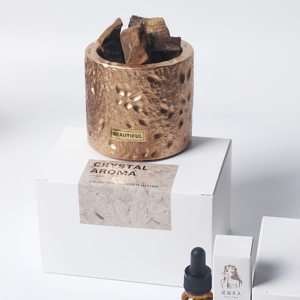 Cadeau d'aromathérapie créatif Diffuseur d'arômes en pierre <span class=keywords><strong>de</strong></span> cristal naturel Cristaux sans fumée Ensembles <span class=keywords><strong>de</strong></span> pierres <span class=keywords><strong>de</strong></span> guérison Spa naturel d'aromathérapie - Product Image 3