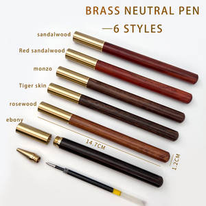 गर्म बिक्री किस्म की दुर्लभ लकड़ी हस्ताक्षर कलम के साथ कलम बॉक्स व्यापार उपहार सेट हैंडबैग कस्टम लोगो कर सकते हैं - Product Image 5