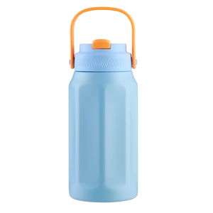 Termo Octagonal de Gran Capacidad, Acero Inoxidable 304, con Pajita, Aislamiento al Vacío, Mantiene la Temperatura de 6 a 12 Horas - Product Image 3