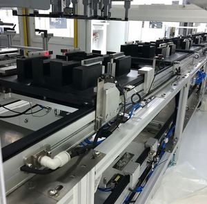 Modular Stainless Steel Durable Workpiece Pallet Transfer Conveyor System for Automobile Restaurant Food Shop Assembly Lines - Product Image 6