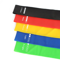 Bolsa de Transporte para Bandas de Resistencia Multifuncionales de TPE Grueso RMS - Bandas de Ejercicio Libres de Látex para Yoga, Pilates, Fisioterapia, Rehabilitación y Estiramiento