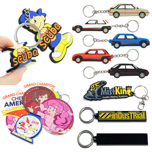 China Wholesale Pvc Soft Plastic Custom Keychain Custom Logo <strong>Design</strong> Manufacturers Personalized 2D Soft Pvc <strong>Key</strong> <strong>Chain</strong> - Product Image 1