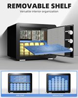 Caja Fuerte Digital para Seguridad en el Hogar, Caja de Seguridad para Dinero en Efectivo, Joyas, Oficina, Hotel, Cajas Fuertes, Coffre Fort