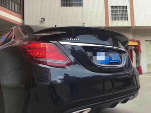 Kit <span class=keywords><strong>Carrozzeria</strong></span> Stile RT per <span class=keywords><strong>Mercedes</strong></span>-Benz Classe C W205, Spoiler Cofano in Fibra di Carbonio, Alettone Posteriore e Kit Spoiler Posteriore, Parti Auto - Product Image 5